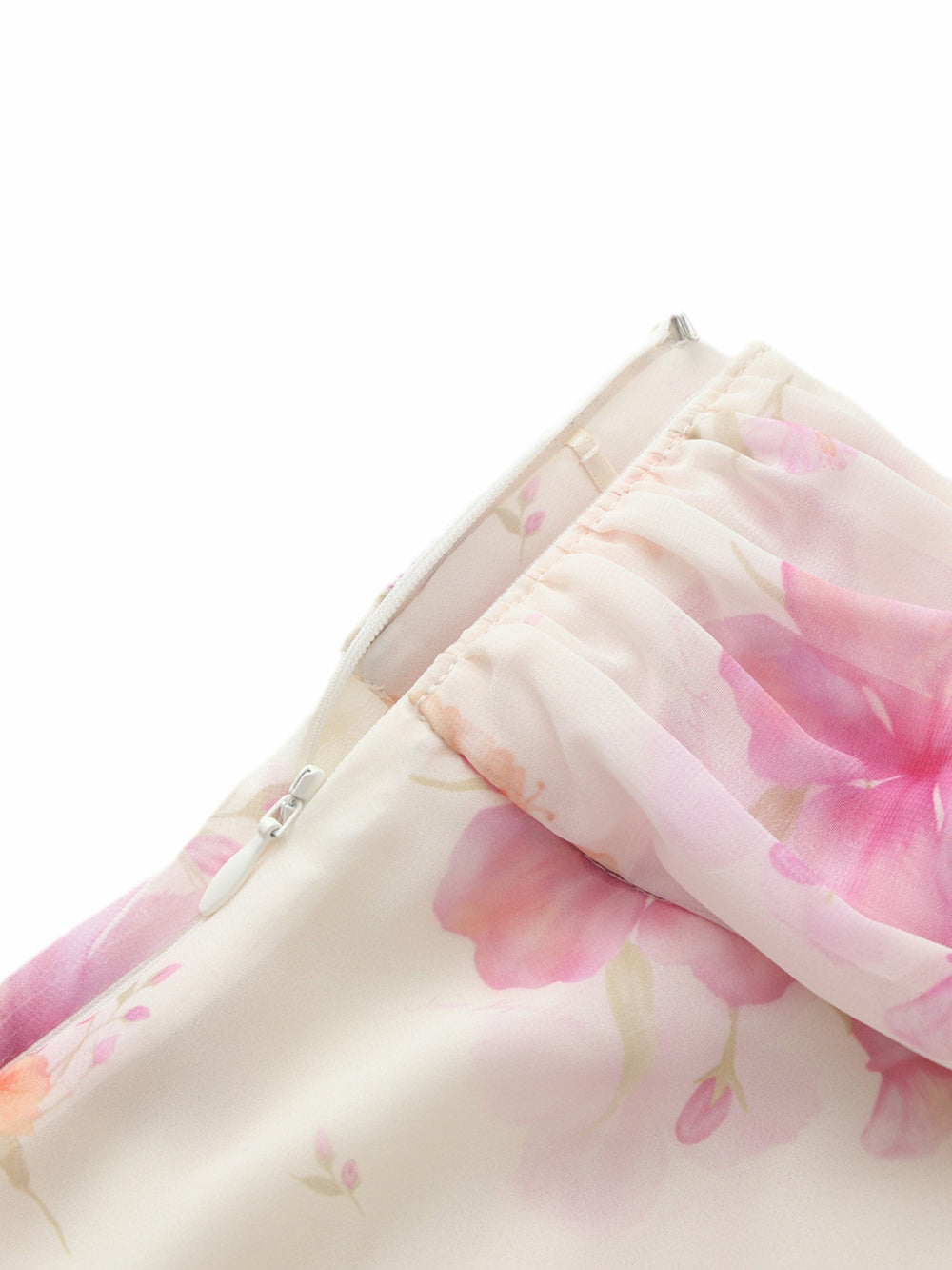 Ophelia Rosette Floral Ivory Skirt | Nana Jacqueline