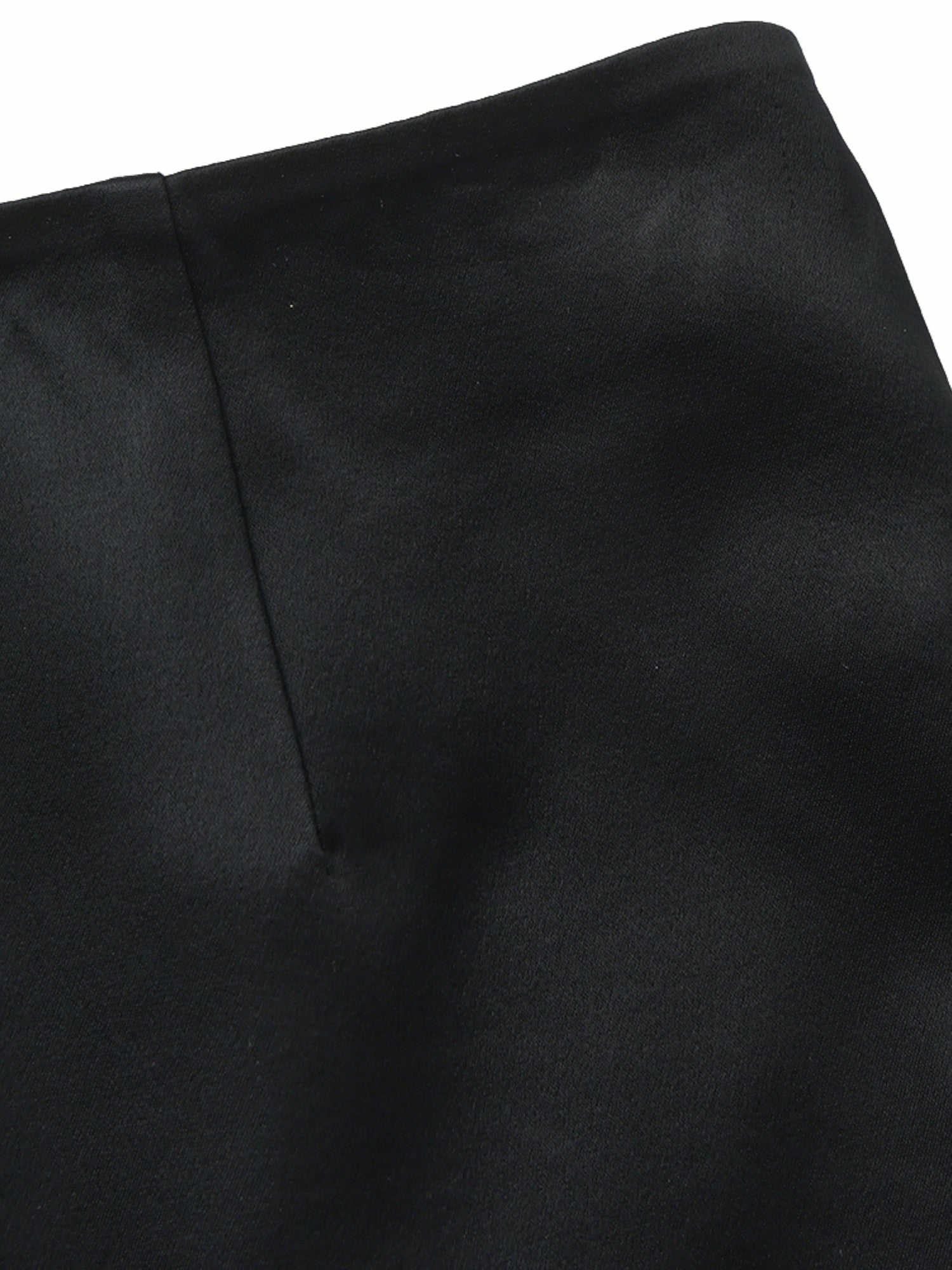 Ayla Satin Mini Black Skirt | Nana Jacqueline