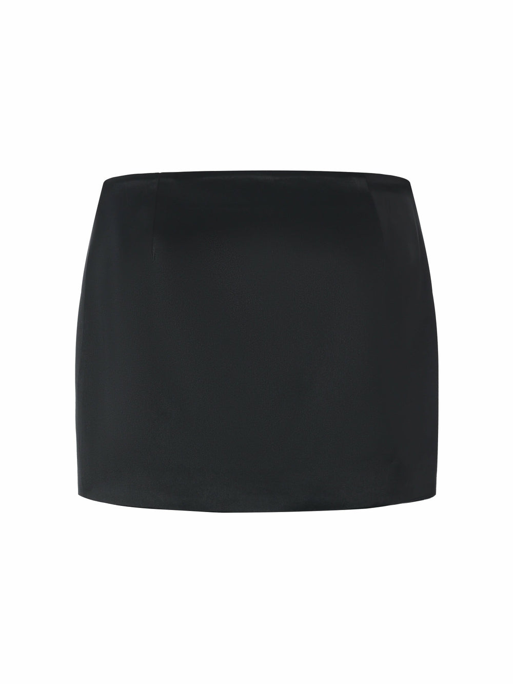Ayla Satin Mini Black Skirt | Nana Jacqueline