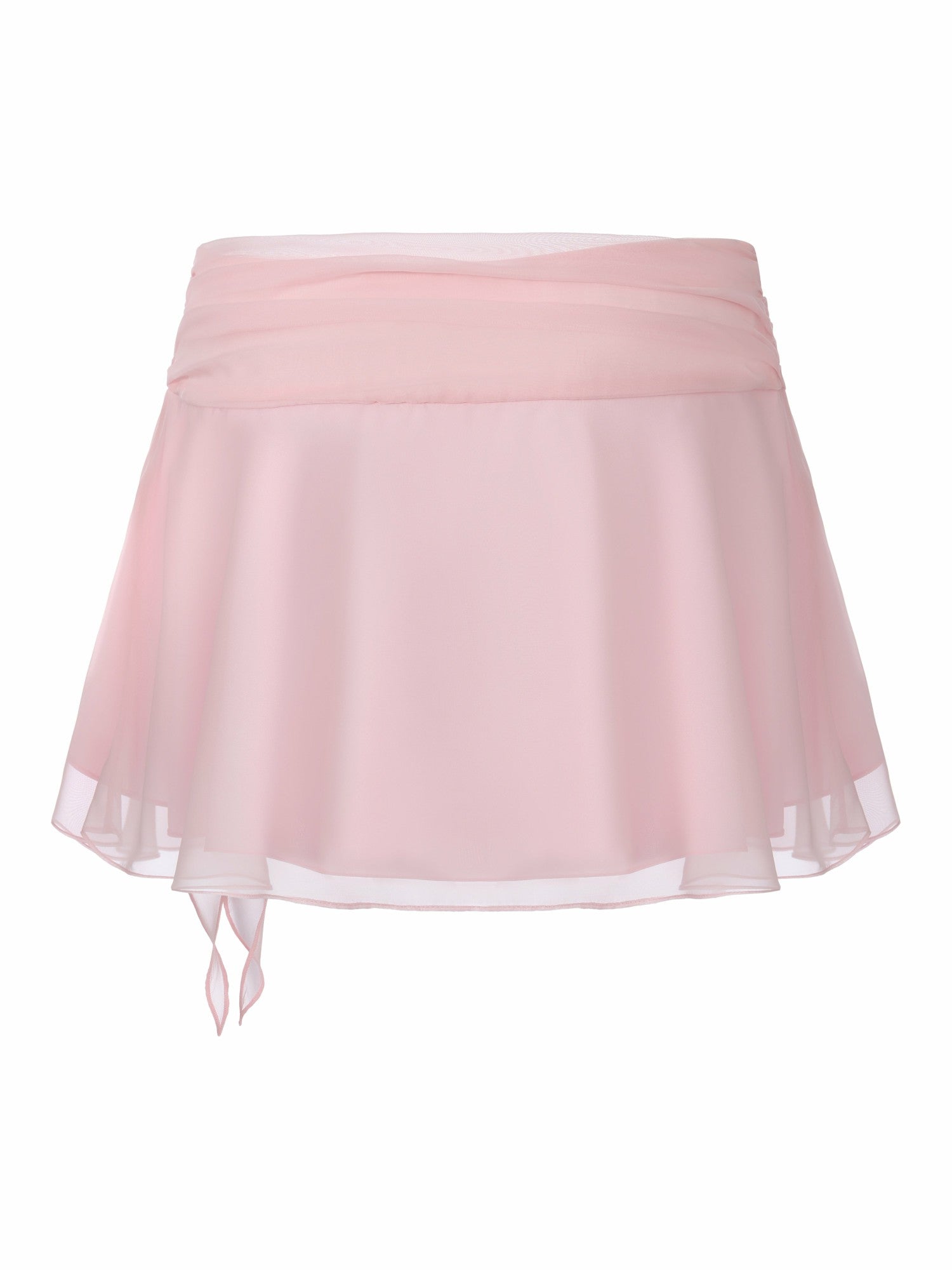 Ophelia Rosette Ruched Pink Skirt | Nana Jacqueline