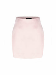 Cassandra Skirt: Pink Satin Skirt for Date Night | Nana Jacqueline