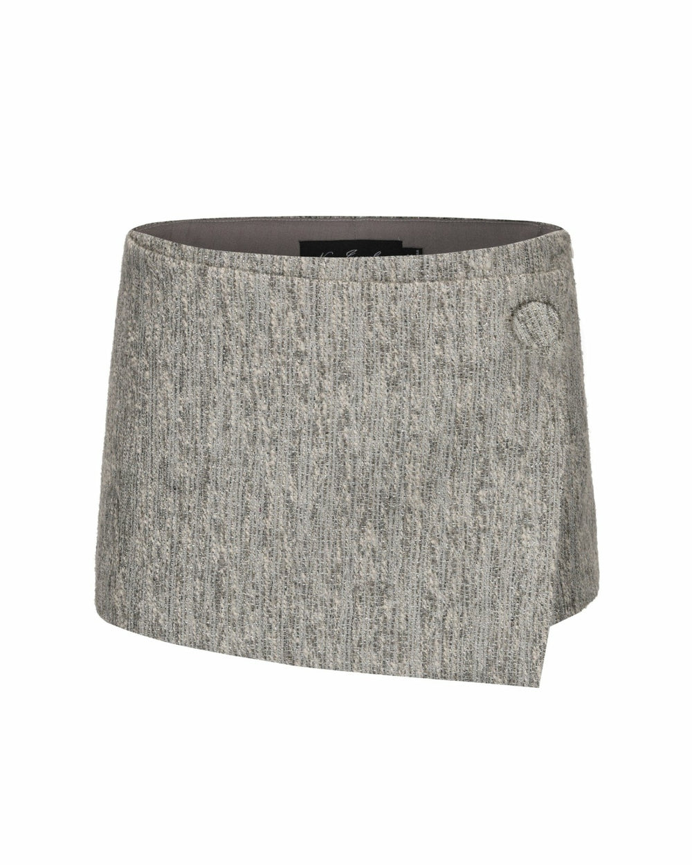 Francesca Mini Skirt: Gray Mini Skirt for Brunch | Nana Jacqueline