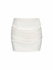 Giselle Skirt: White Mini Skirt for Bachelorette Party | Nana Jacqueline