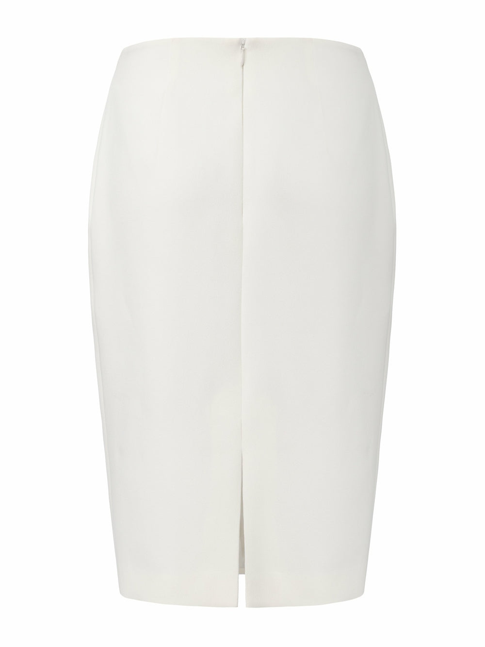 Yvette Tailored White Pencil Structured Skirt | Nana Jacqueline