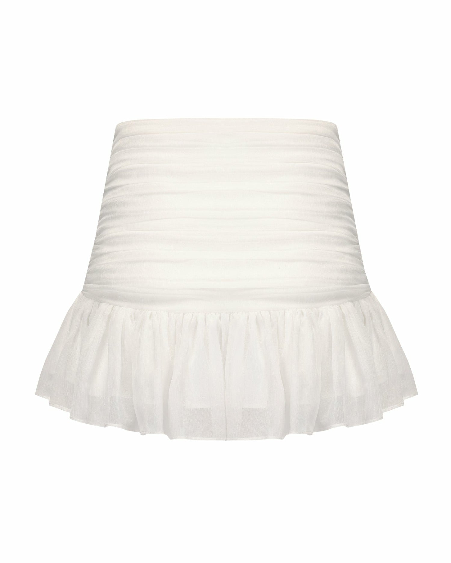 Amor Skirt: White Mini Skirt for Bachelorette | Nana Jacqueline