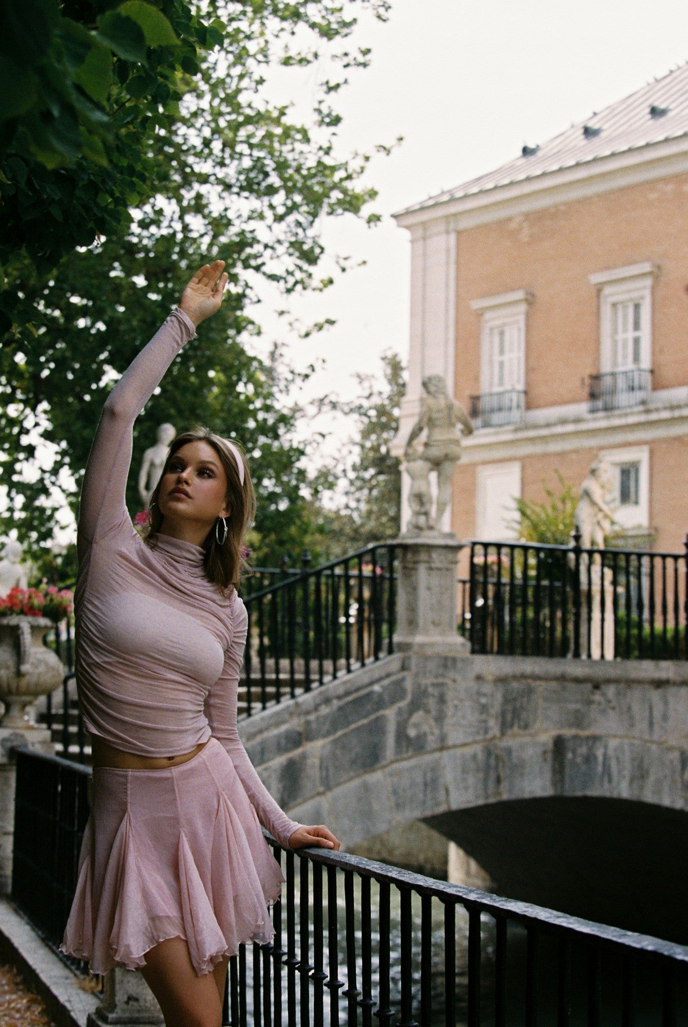 Verena Skirt: Pink Mini Skirt for Brunch | Nana Jacqueline