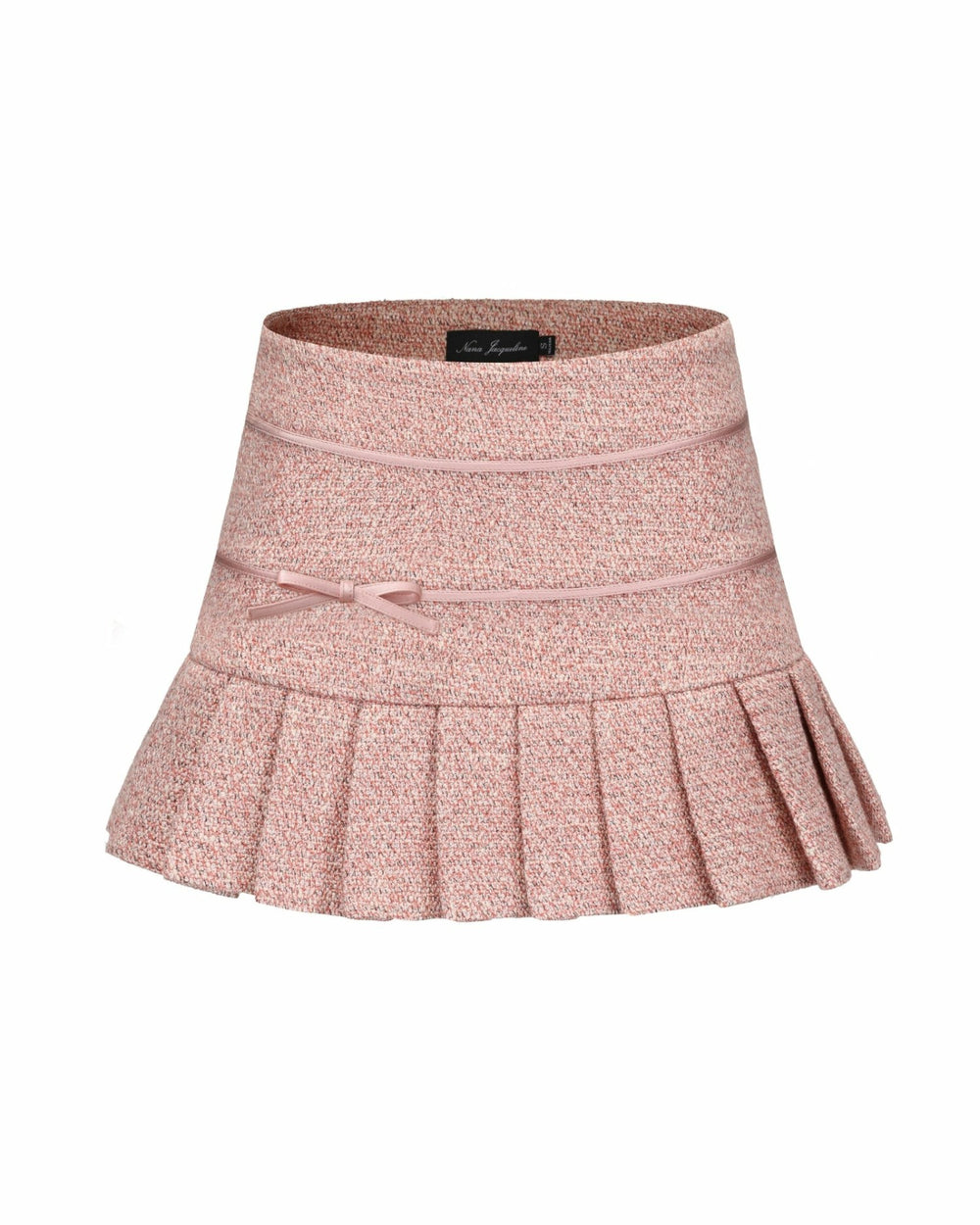 Gia Pleated Mini Skirt: Pink Mini Skirt for Brunch | Nana Jacqueline