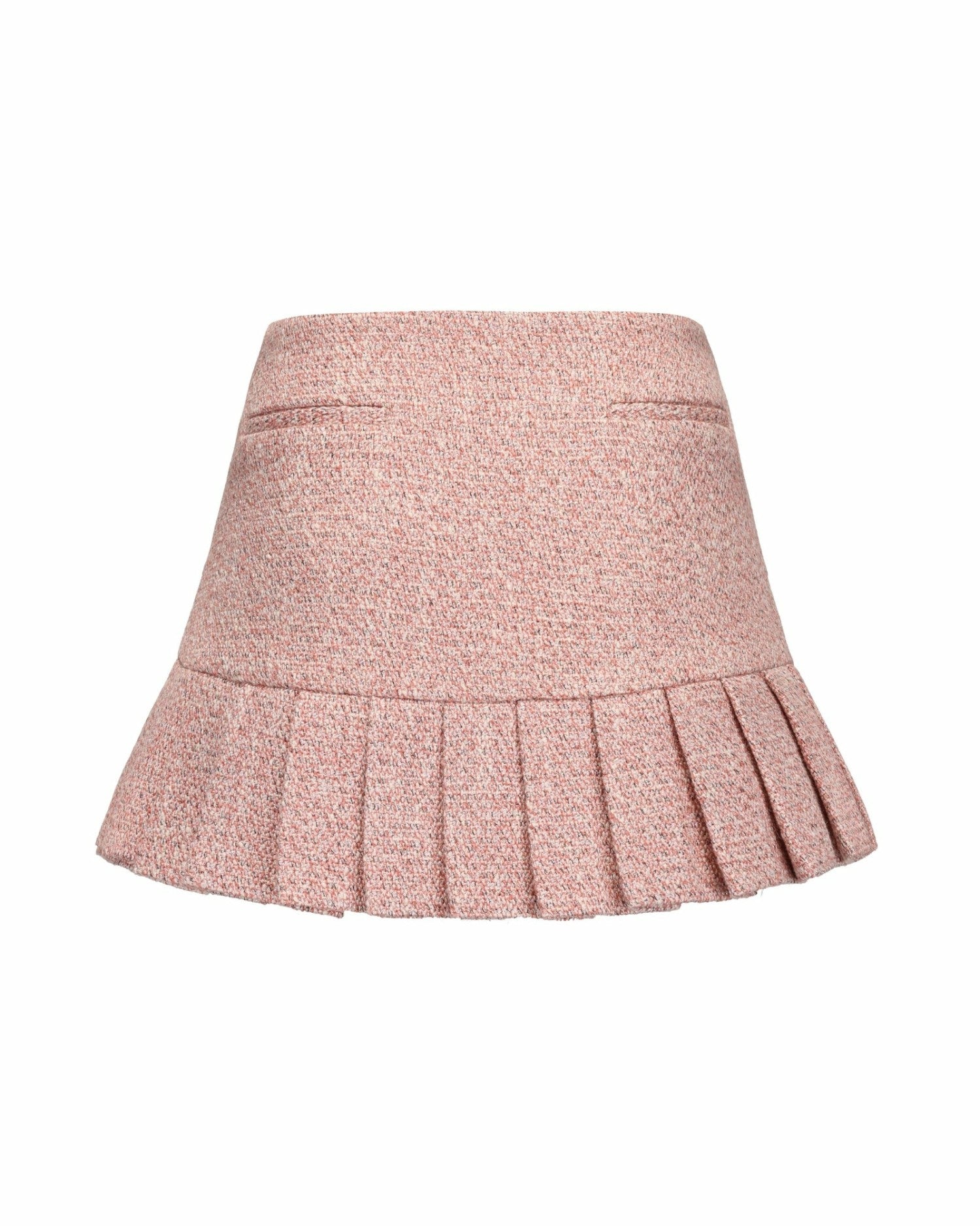 Gia Pleated Mini Skirt: Pink Mini Skirt for Brunch | Nana Jacqueline
