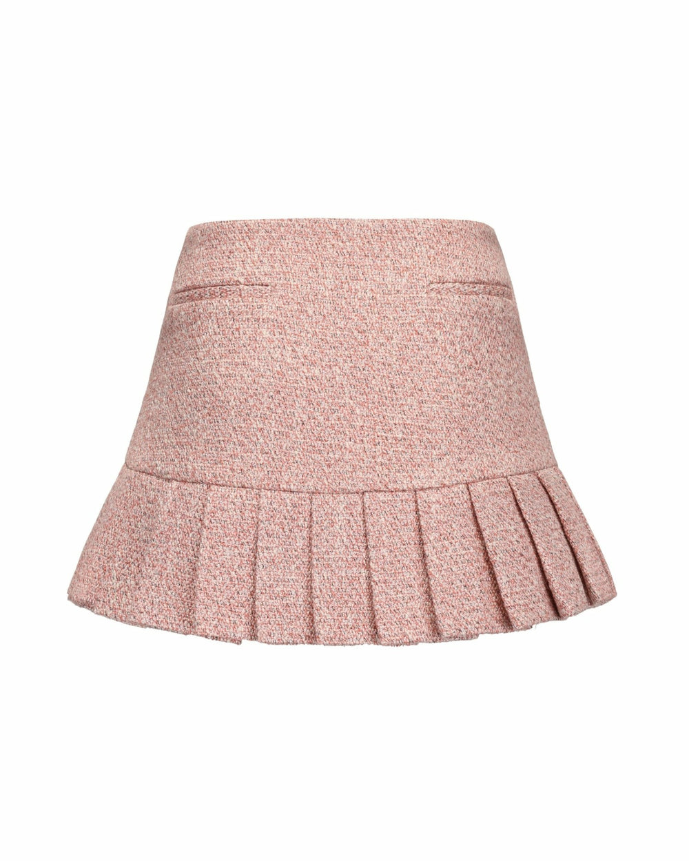 Gia Pleated Mini Skirt: Pink Mini Skirt for Brunch | Nana Jacqueline