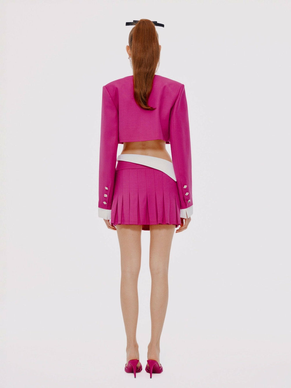 Harper Skirt: Pink Mini Skirt for Brunch | Nana Jacqueline