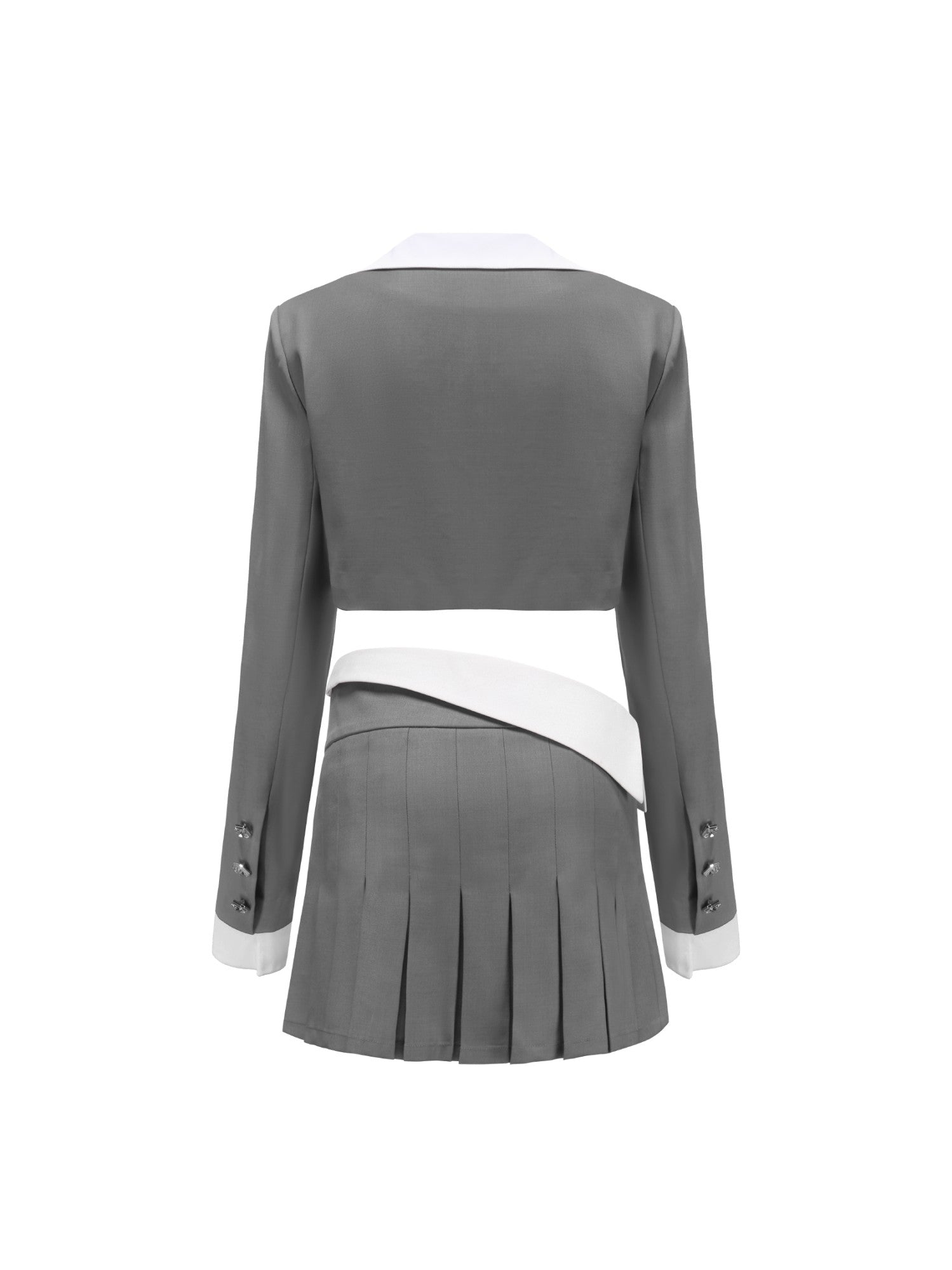 Harper Skirt: Grey Mini Skirt for Date Night | Nana Jacqueline