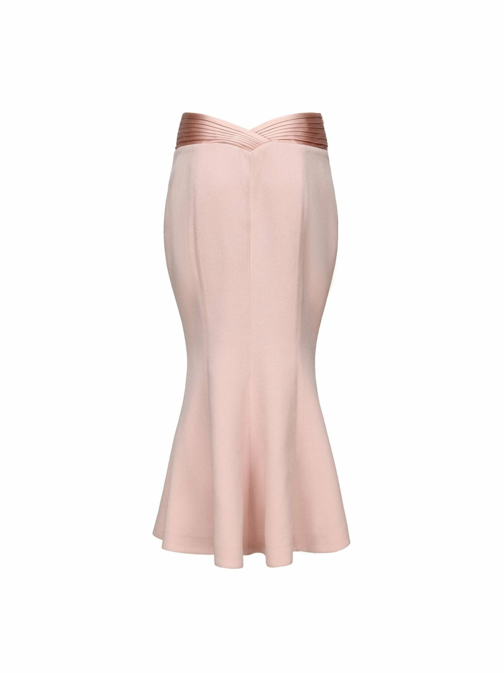 Belle Satin Skirt: Pink Midi Skirt for Garden Party | Nana Jacqueline