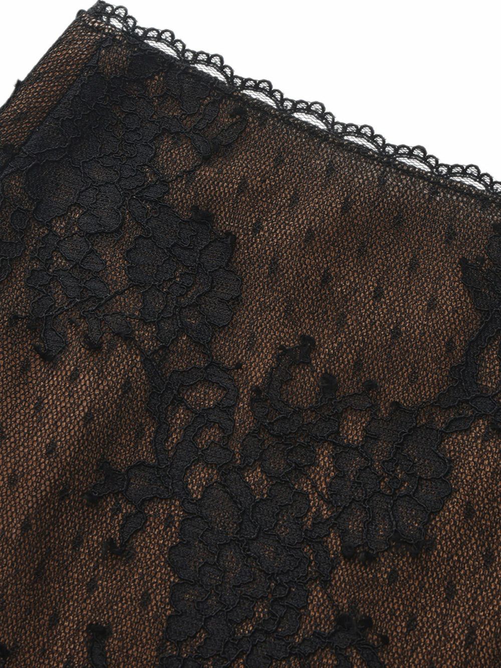 Alexandra Faux Sheer Black Skirt | Nana Jacqueline