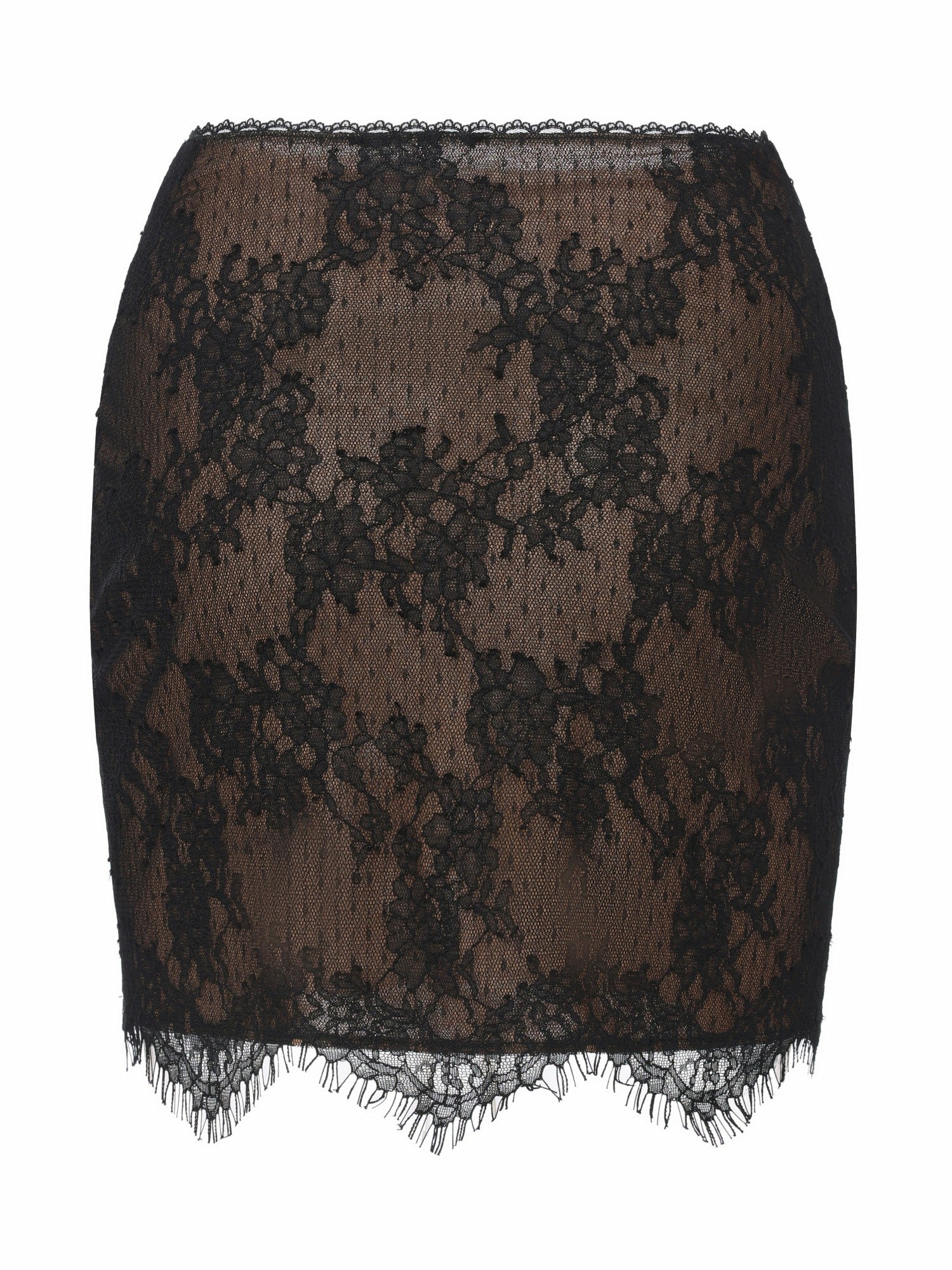 Alexandra Faux Sheer Black Skirt | Nana Jacqueline