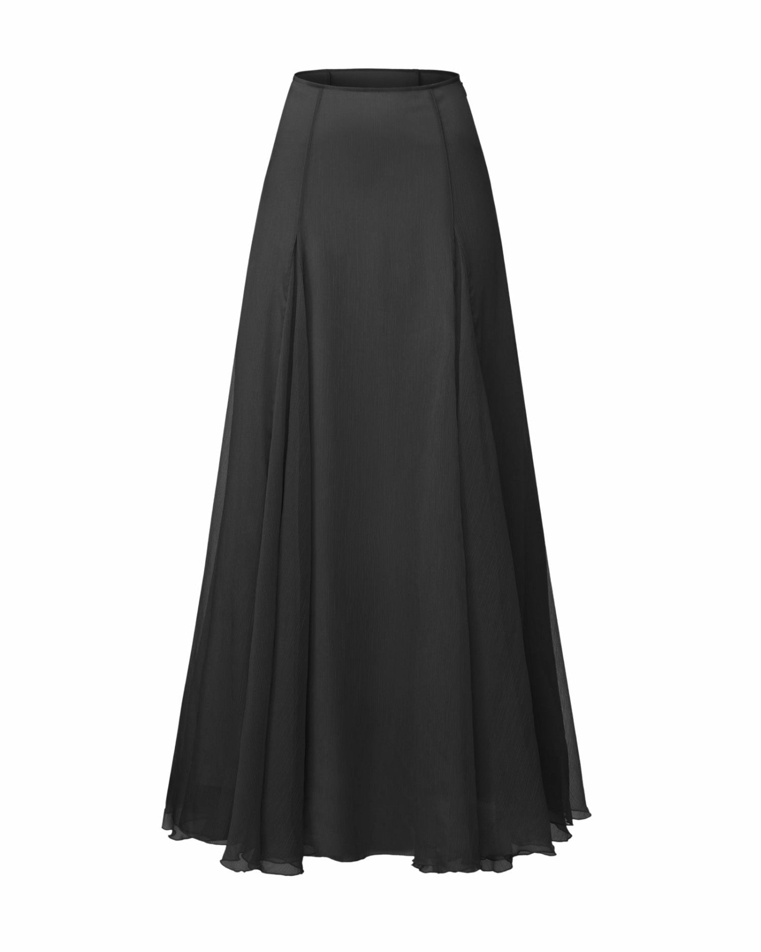 Valencia Skirt: Black Maxi Skirt for Cocktail Party | Nana Jacqueline