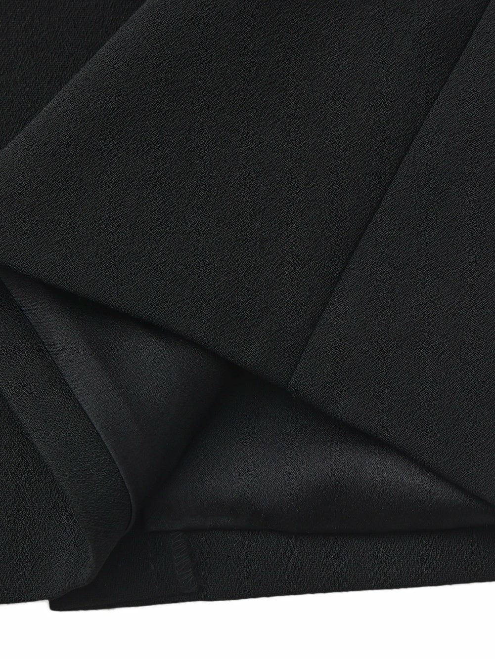 Yvette Tailored Black Pencil Structured Skirt | Nana Jacqueline
