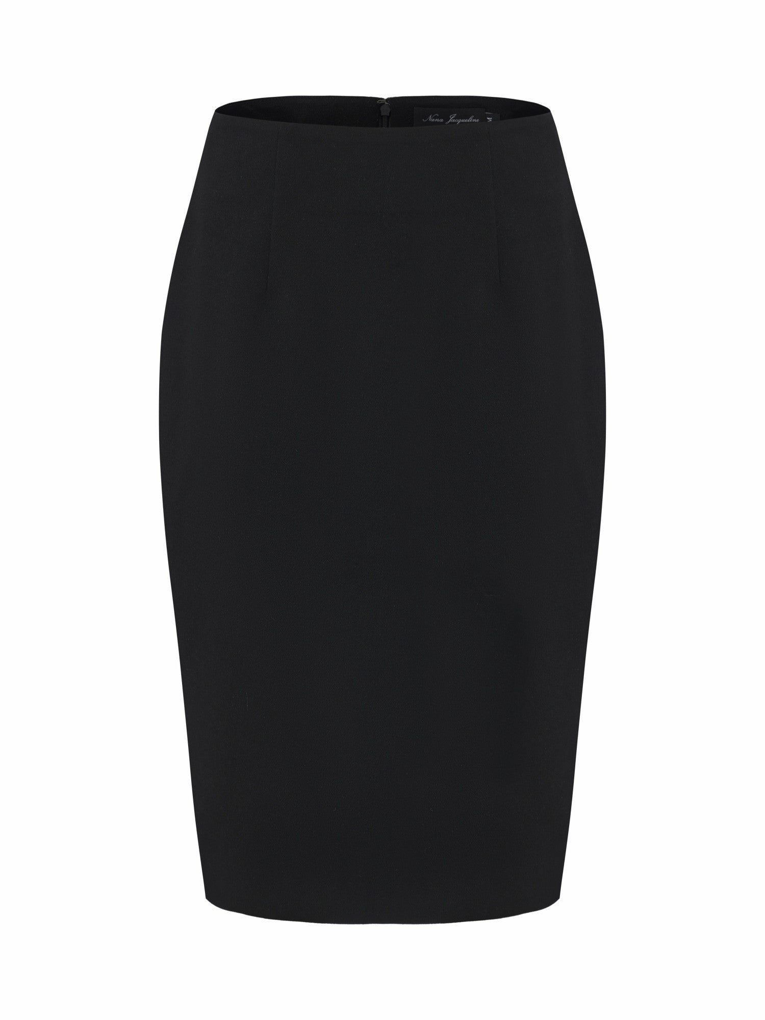 Yvette Tailored Black Pencil Structured Skirt | Nana Jacqueline