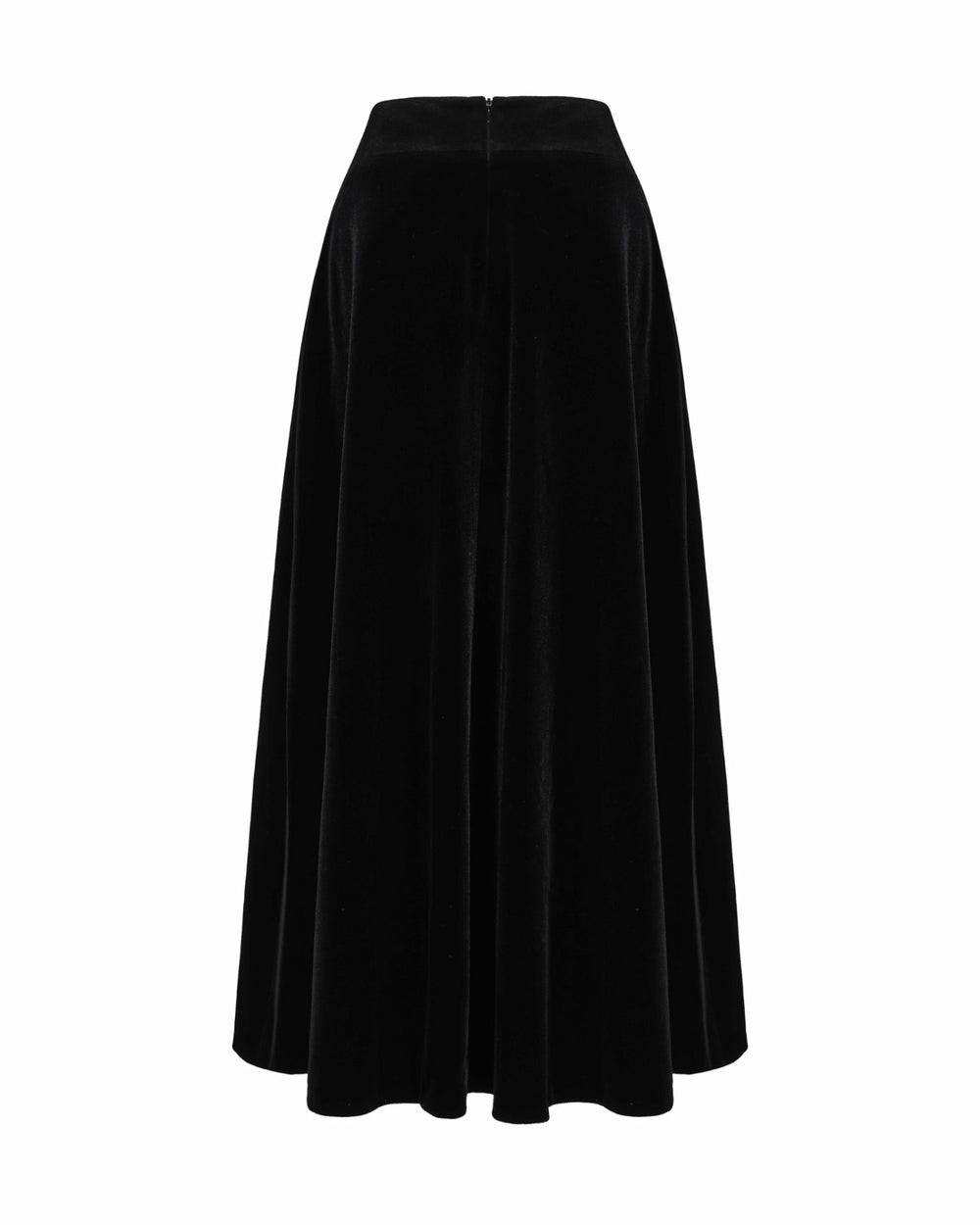 Blaire Velvet Maxi Skirt: Black Maxi Skirt for Cocktail Party | Nana Jacqueline