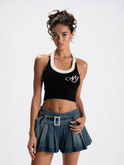 Teresa Mini Skirt: Denim Mini Skirt for Girls' Night Out | Nana Jacqueline