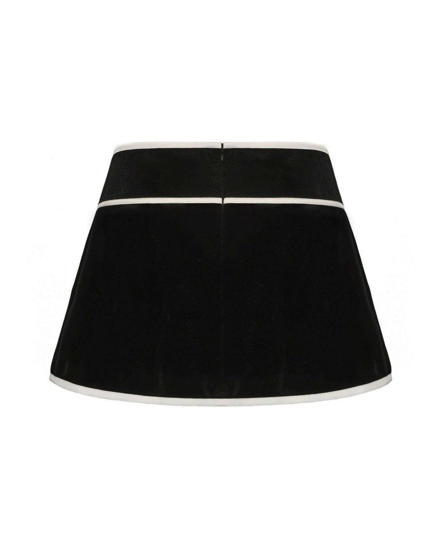 Victoria Velvet Mini Skirt: Black Mini Skirt for Cocktail Party | Nana Jacqueline