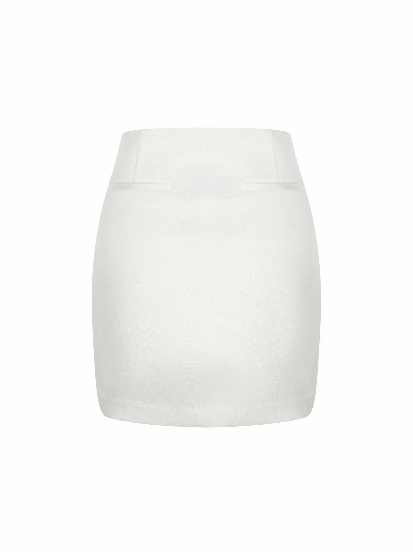 Cassandra Skirt: White Mini Skirt for Engagement Party | Nana Jacqueline
