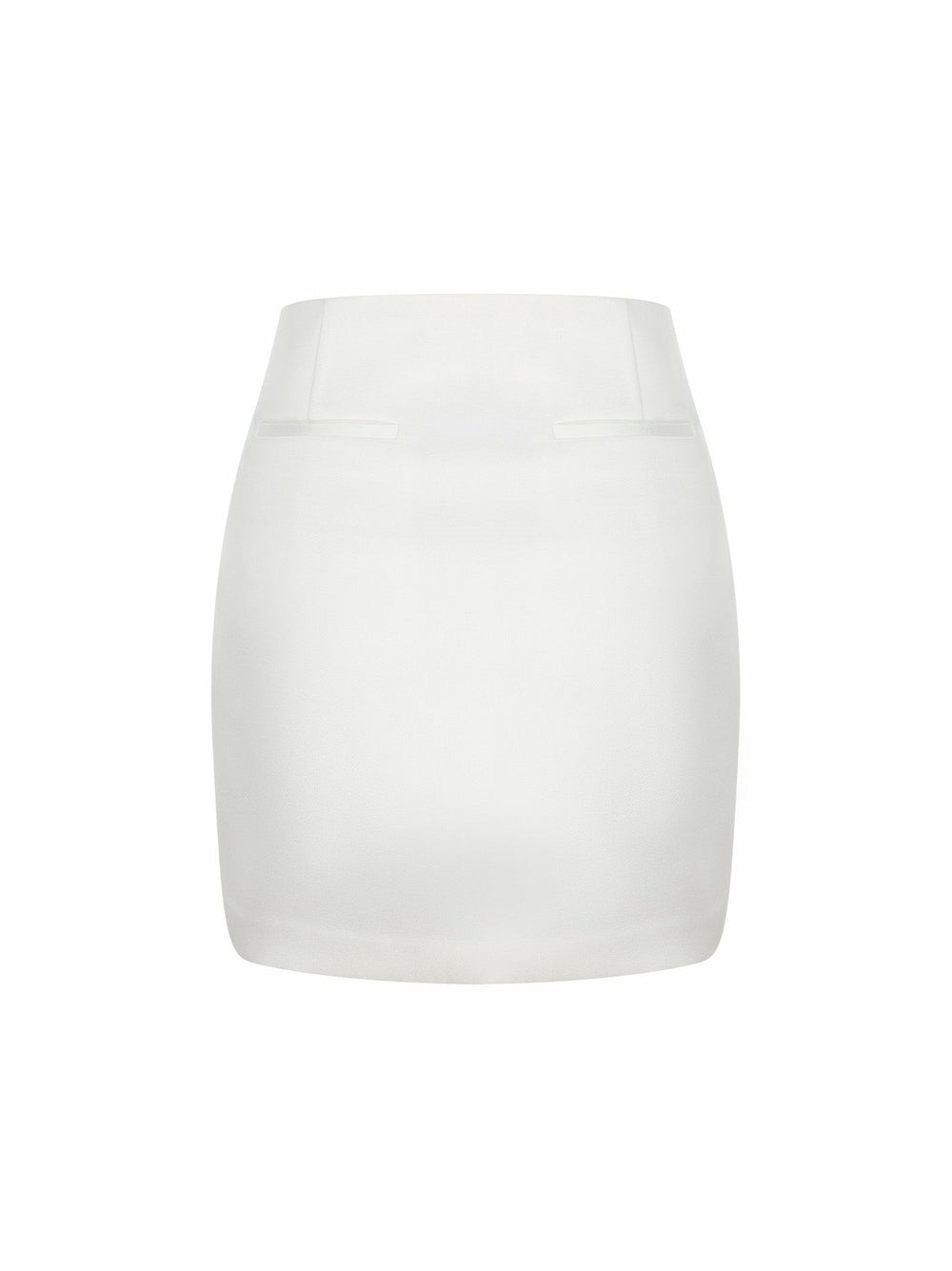 Cassandra Skirt: White Mini Skirt for Engagement Party | Nana Jacqueline