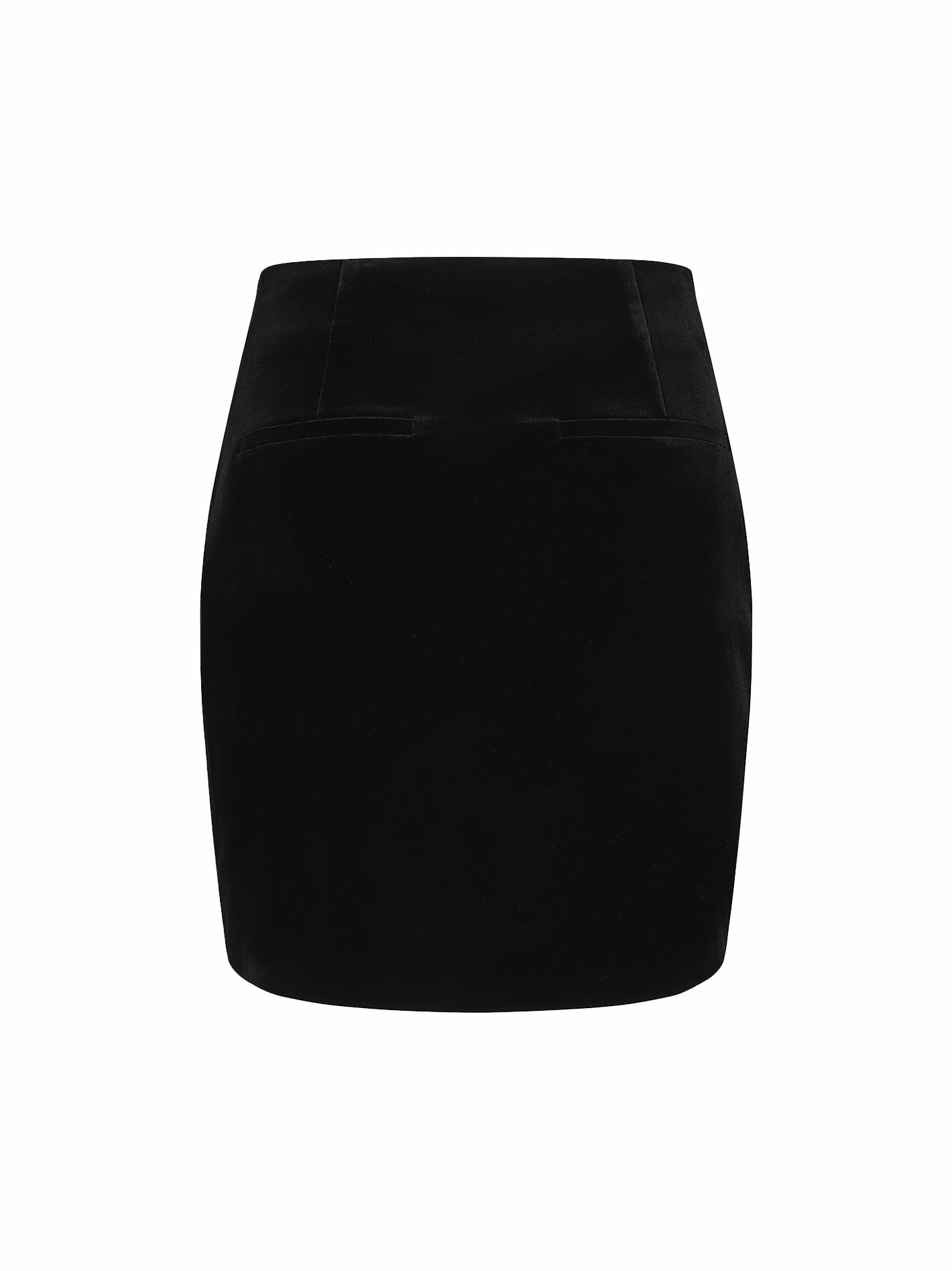 Josie Velvet Skirt: Black Skirt for Cocktail Party | Nana Jacqueline