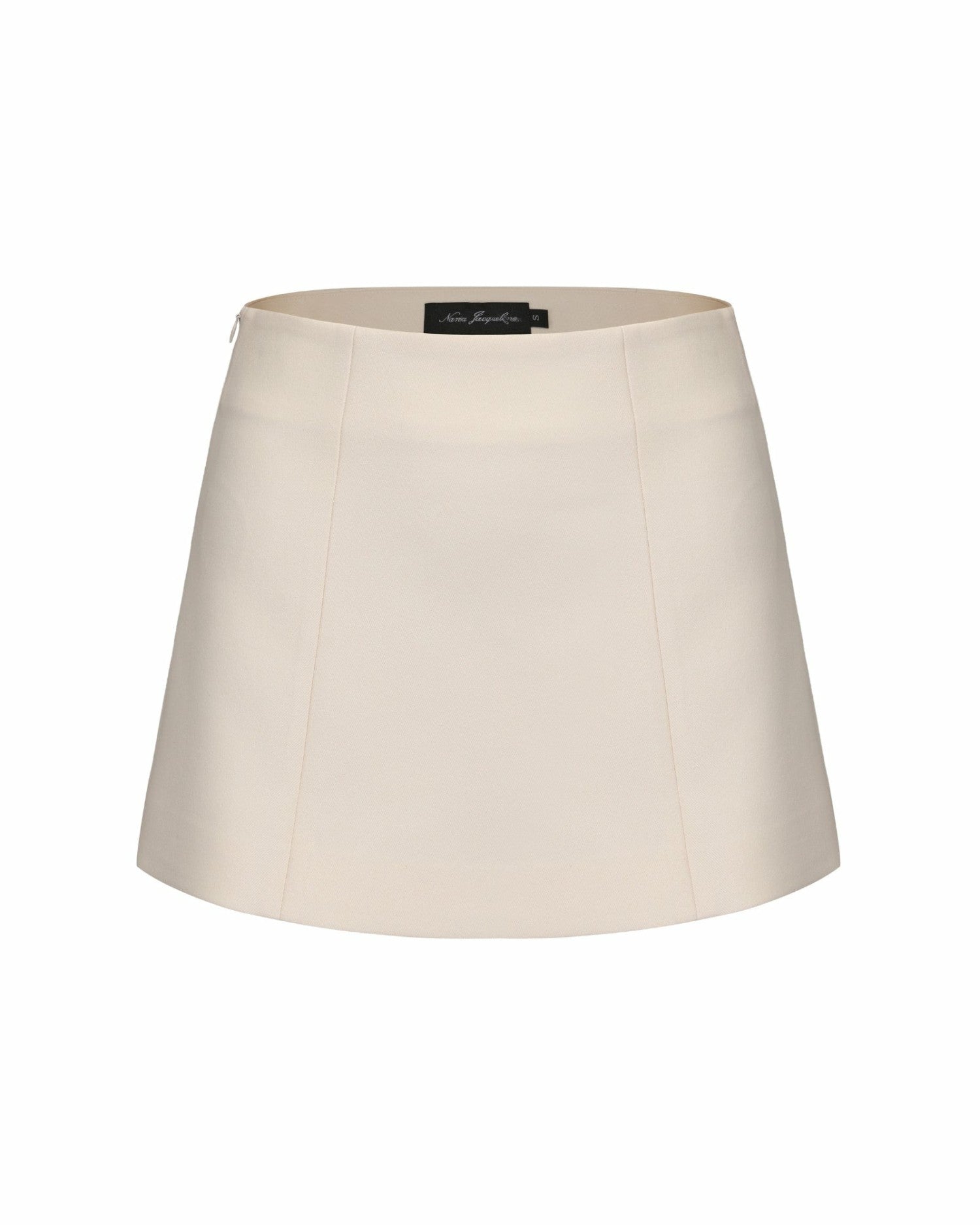 Selena Skirt: Beige Mini Skirt for Brunch | Nana Jacqueline