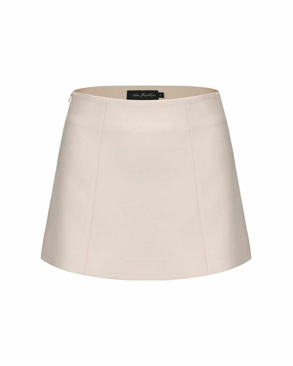 Selena Skirt: Beige Mini Skirt for Brunch | Nana Jacqueline