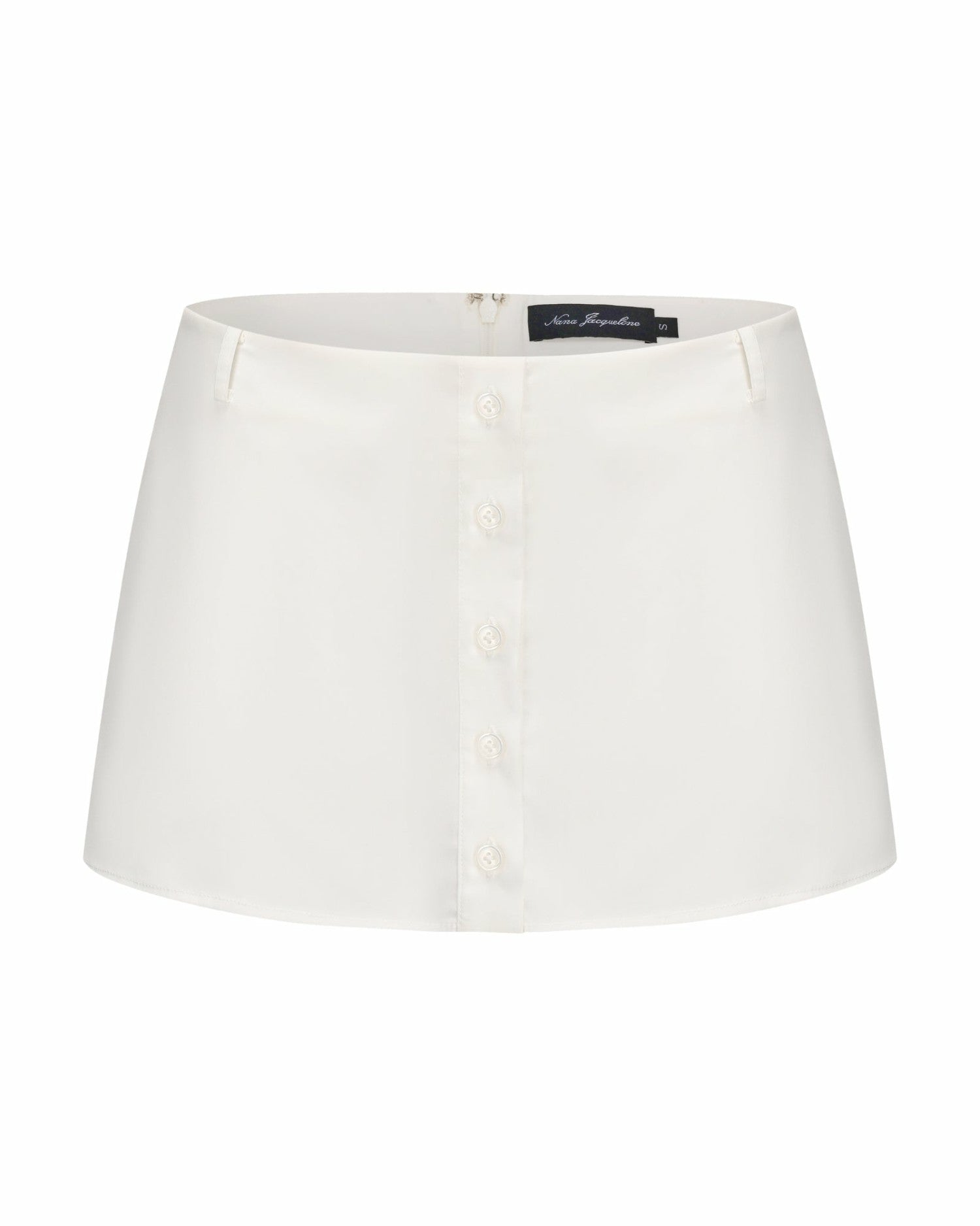 Bridget Skirt: White Mini Skirt for Country Club Brunch | Nana Jacqueline