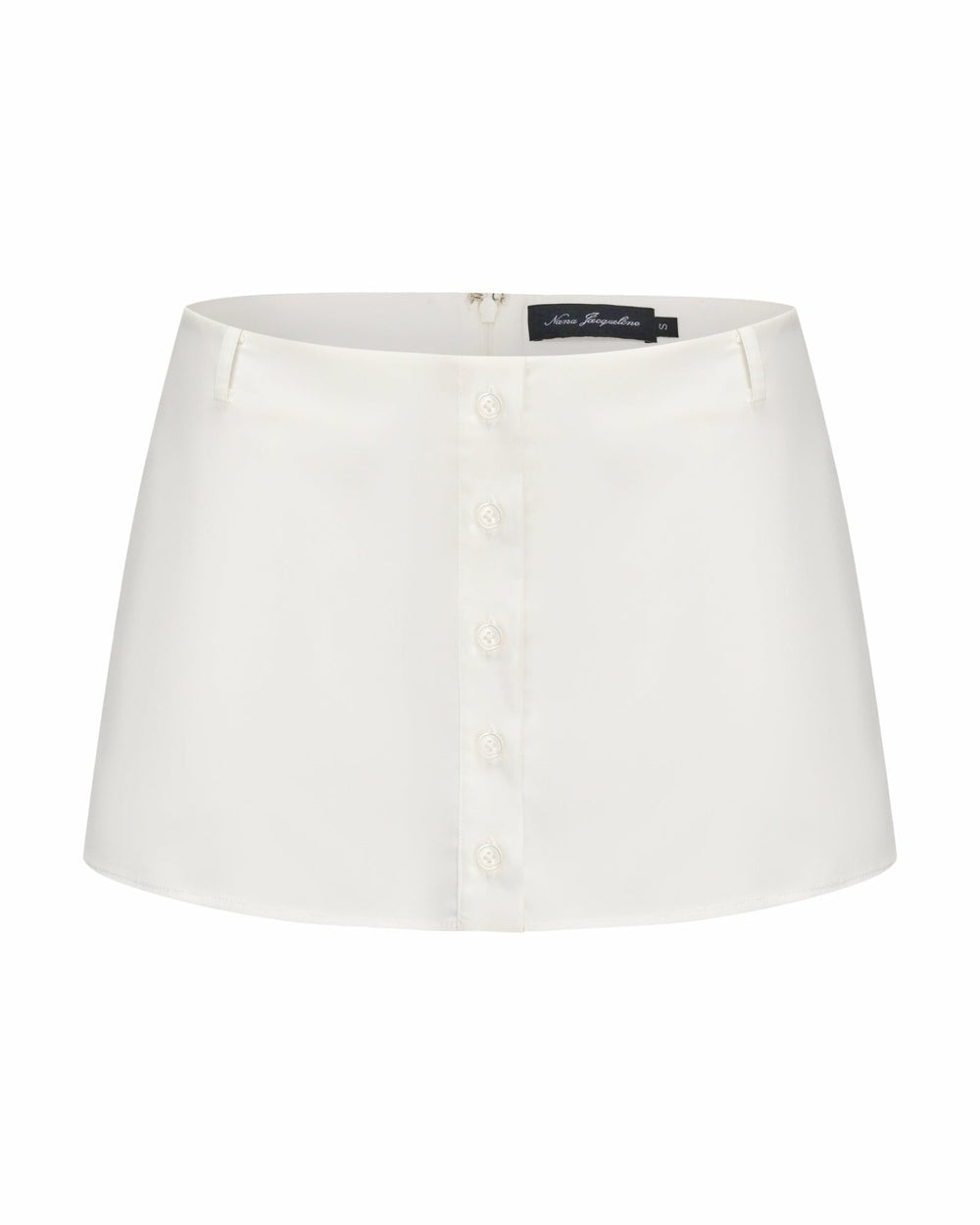 Bridget Skirt: White Mini Skirt for Country Club Brunch | Nana Jacqueline