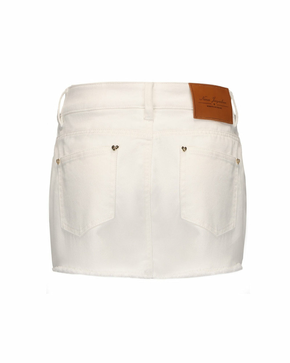 Colette Skirt: White Mini Skirt for Brunch | Nana Jacqueline