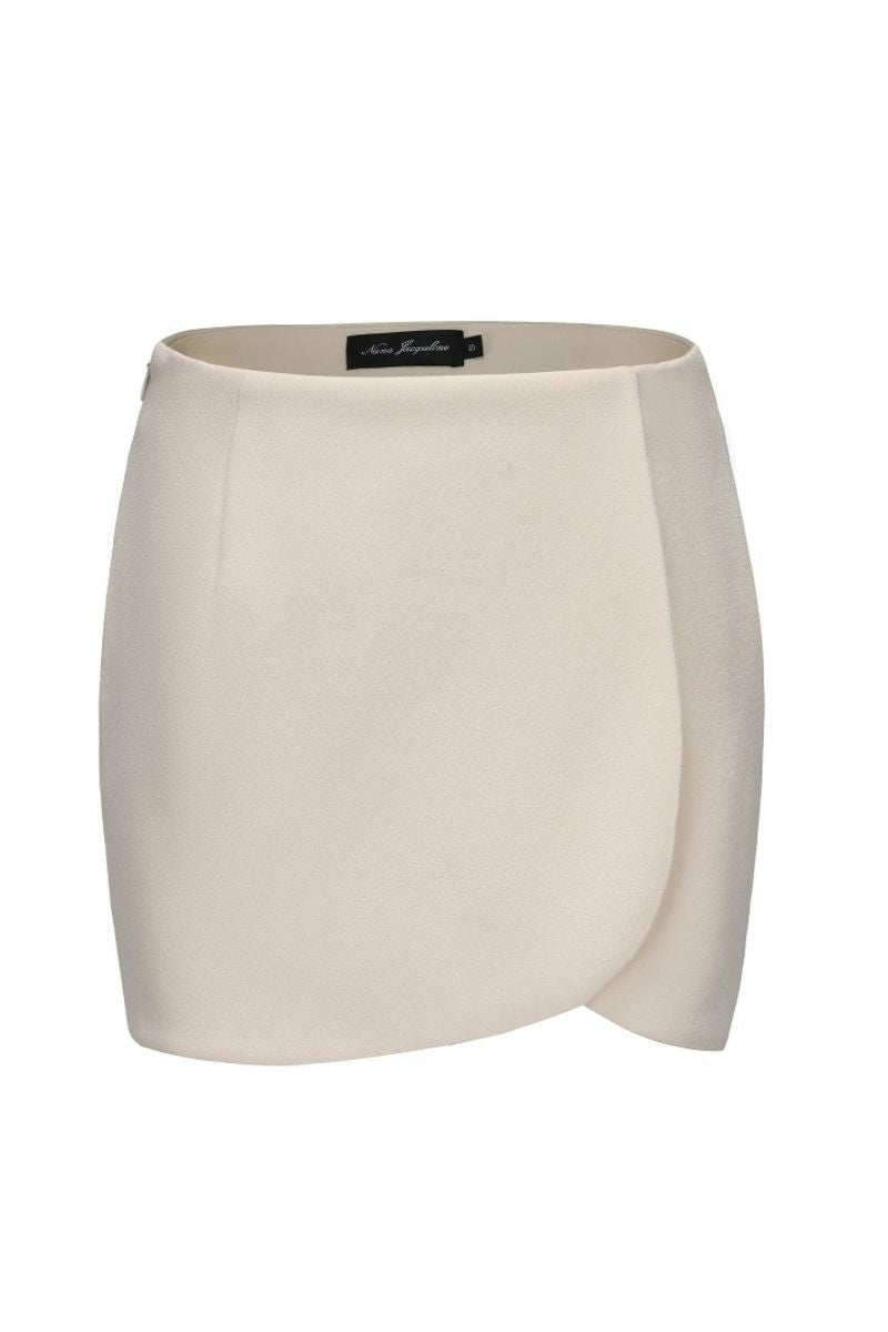Chloe Skirt: Beige Skirt for Brunch | Nana Jacqueline