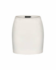 Vanessa Skirt: White Mini Skirt for Bridal Shower | Nana Jacqueline