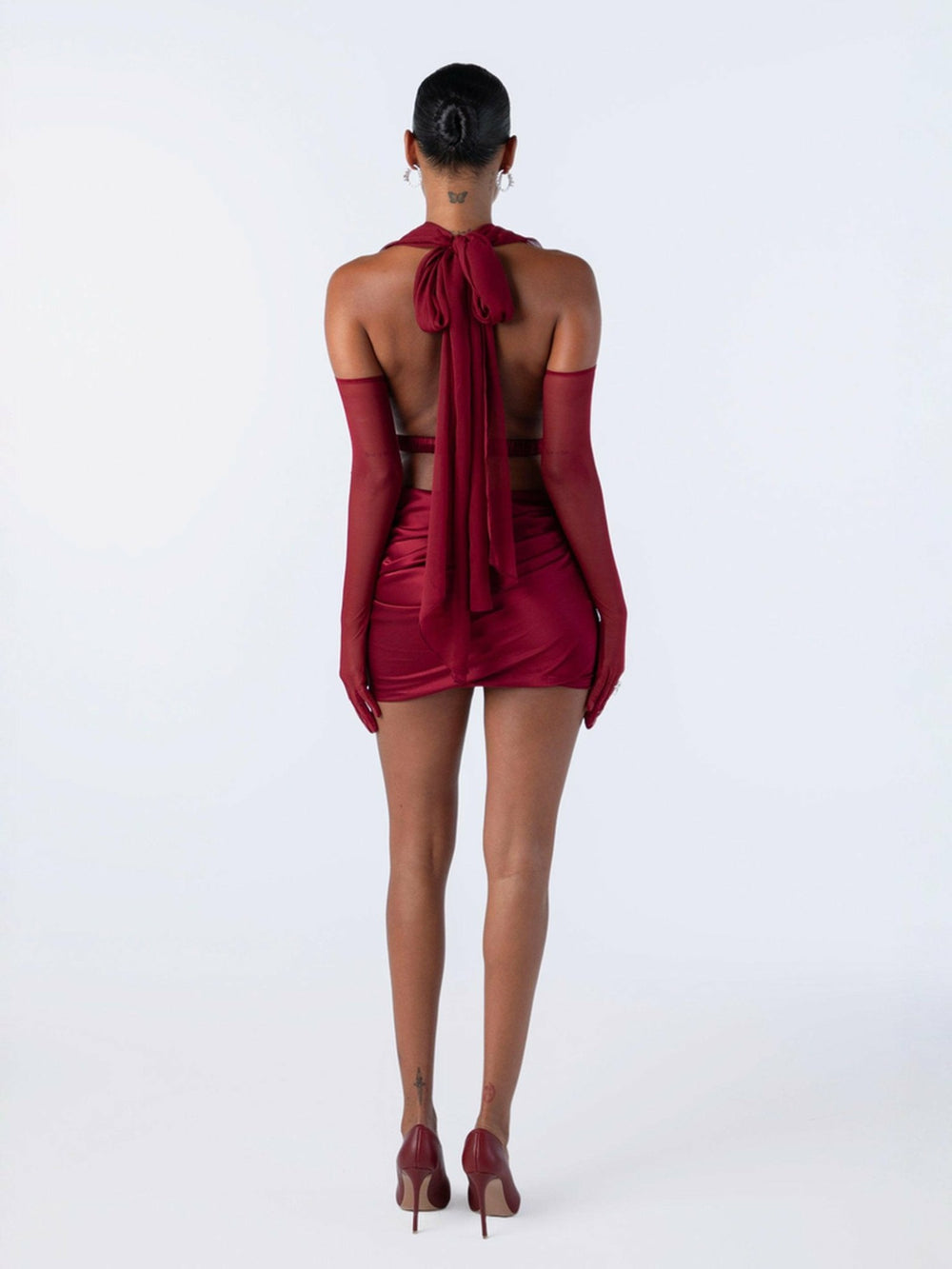 Giselle Skirt: Red Skirt for Date Night | Nana Jacqueline