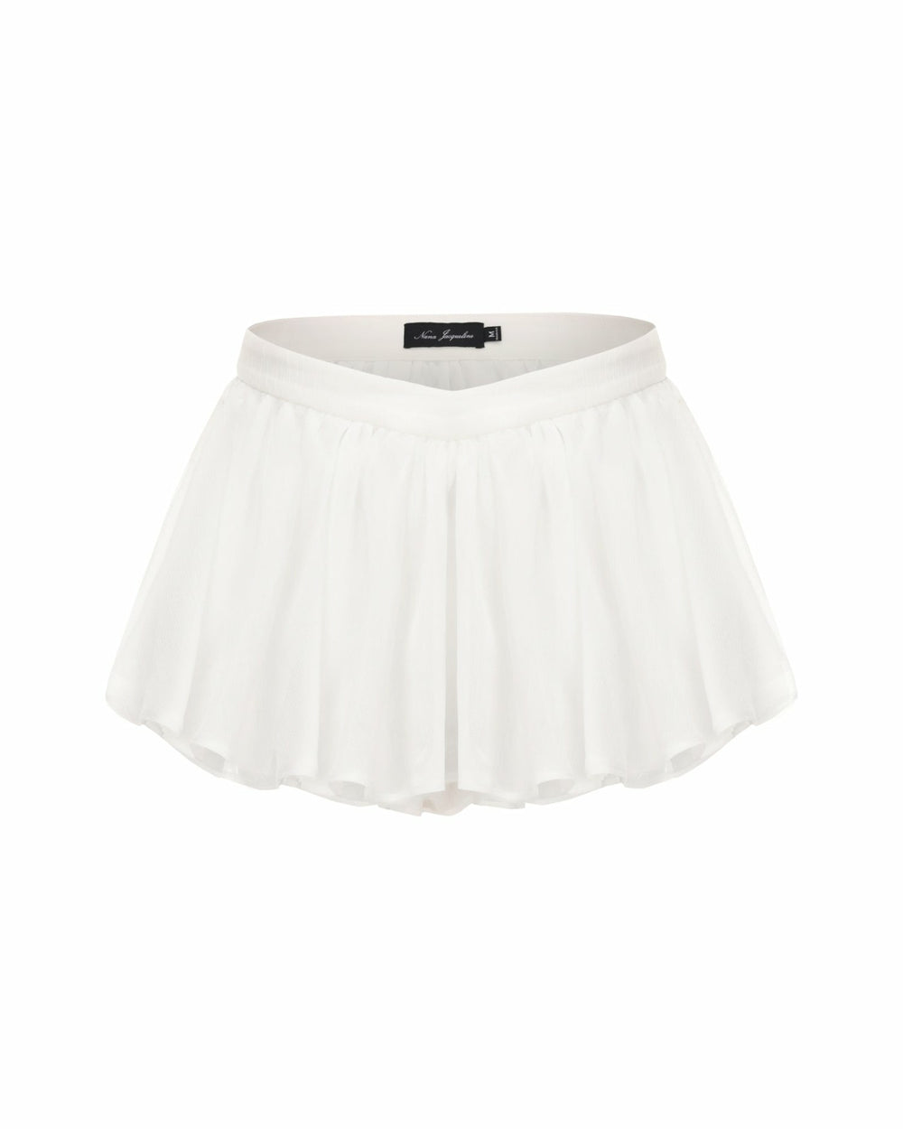 Rosaline Skirt: White Mini Skirt for Bachelorette Party | Nana Jacqueline