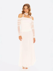 Valencia Skirt: White Maxi Skirt for Bridal Shower | Nana Jacqueline