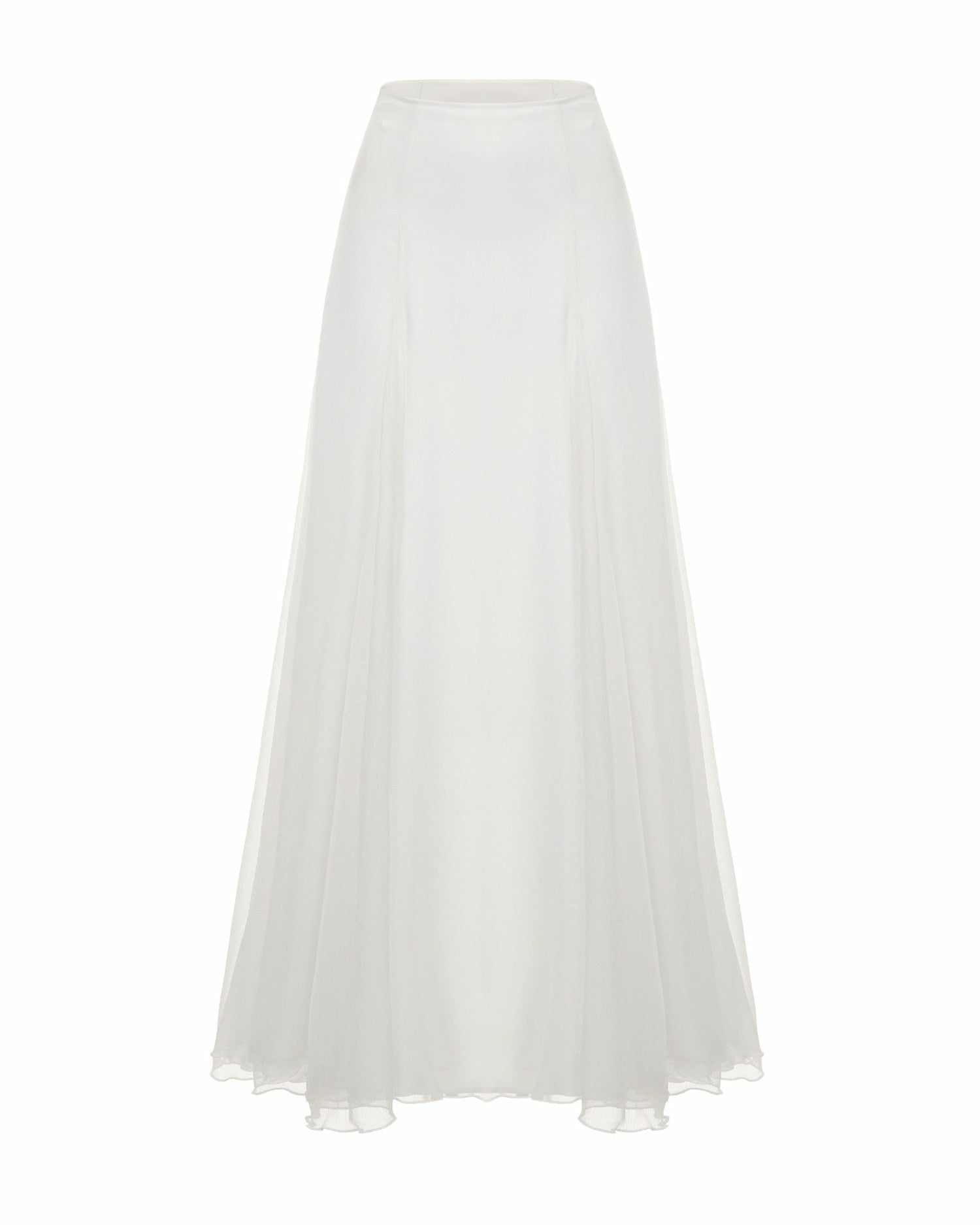 Valencia Skirt: White Maxi Skirt for Bridal Shower | Nana Jacqueline