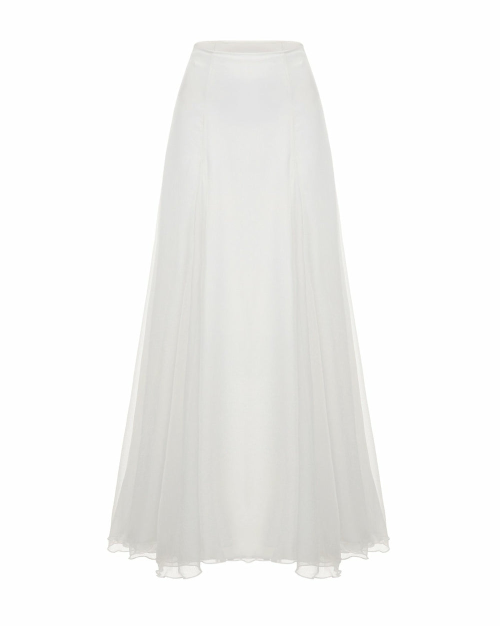 Valencia Skirt: White Maxi Skirt for Bridal Shower | Nana Jacqueline