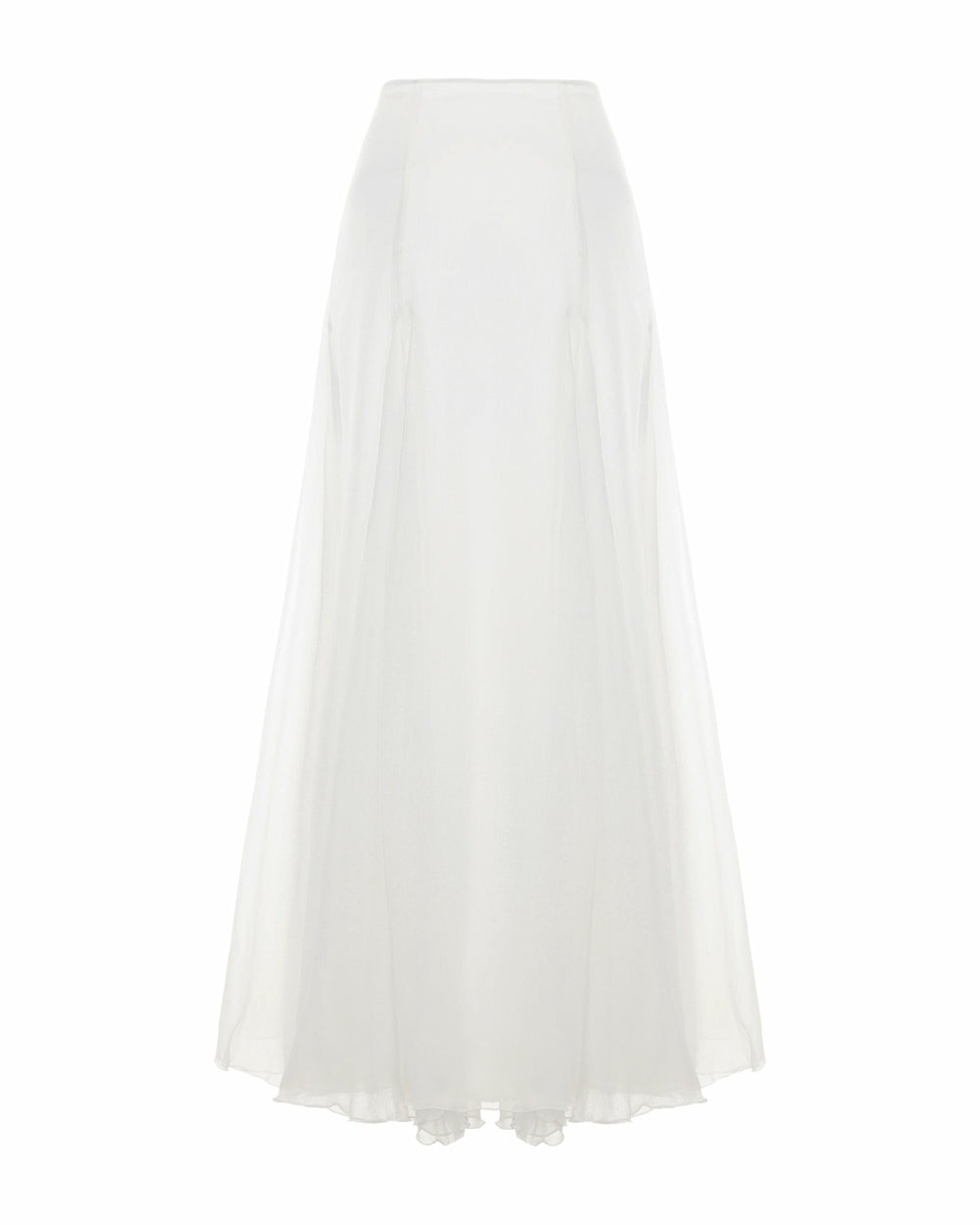 Valencia Skirt: White Maxi Skirt for Bridal Shower | Nana Jacqueline