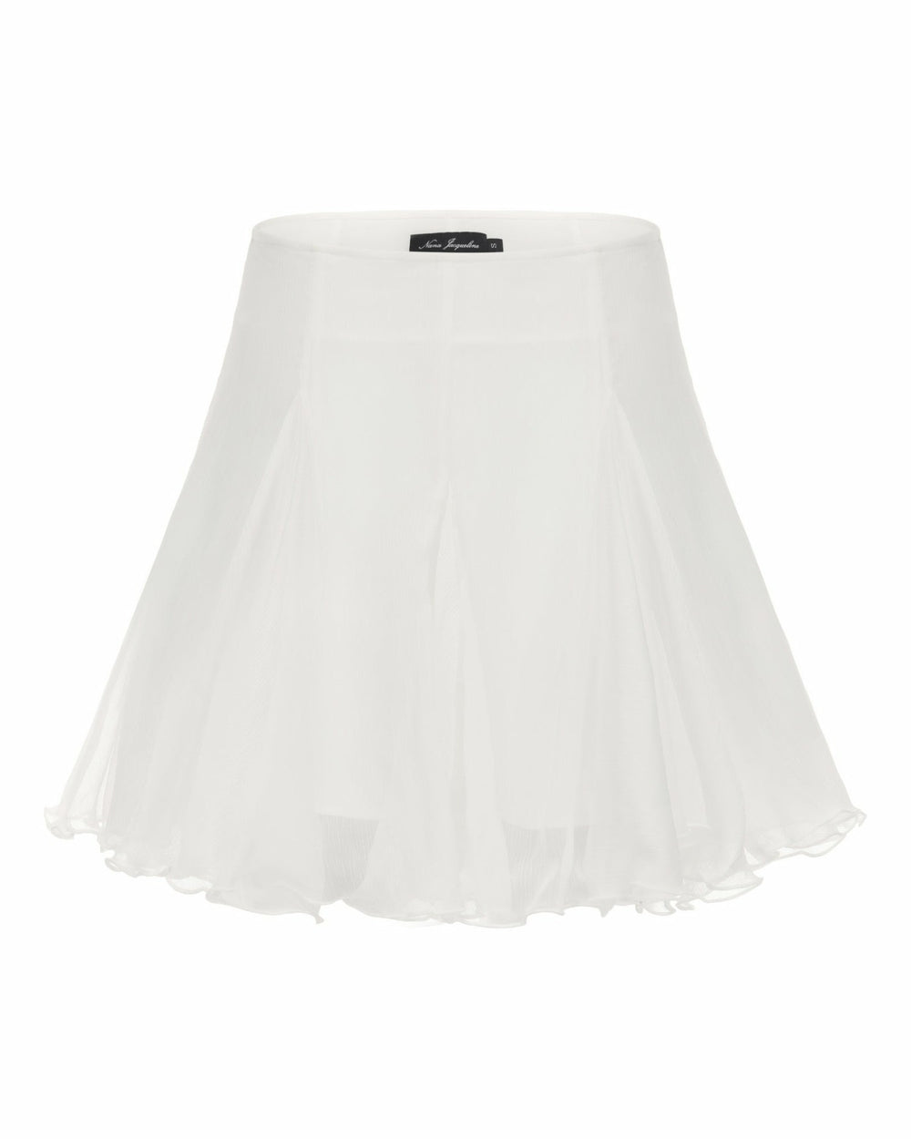 Verena Skirt: White Mini Skirt for Bridal Shower | Nana Jacqueline