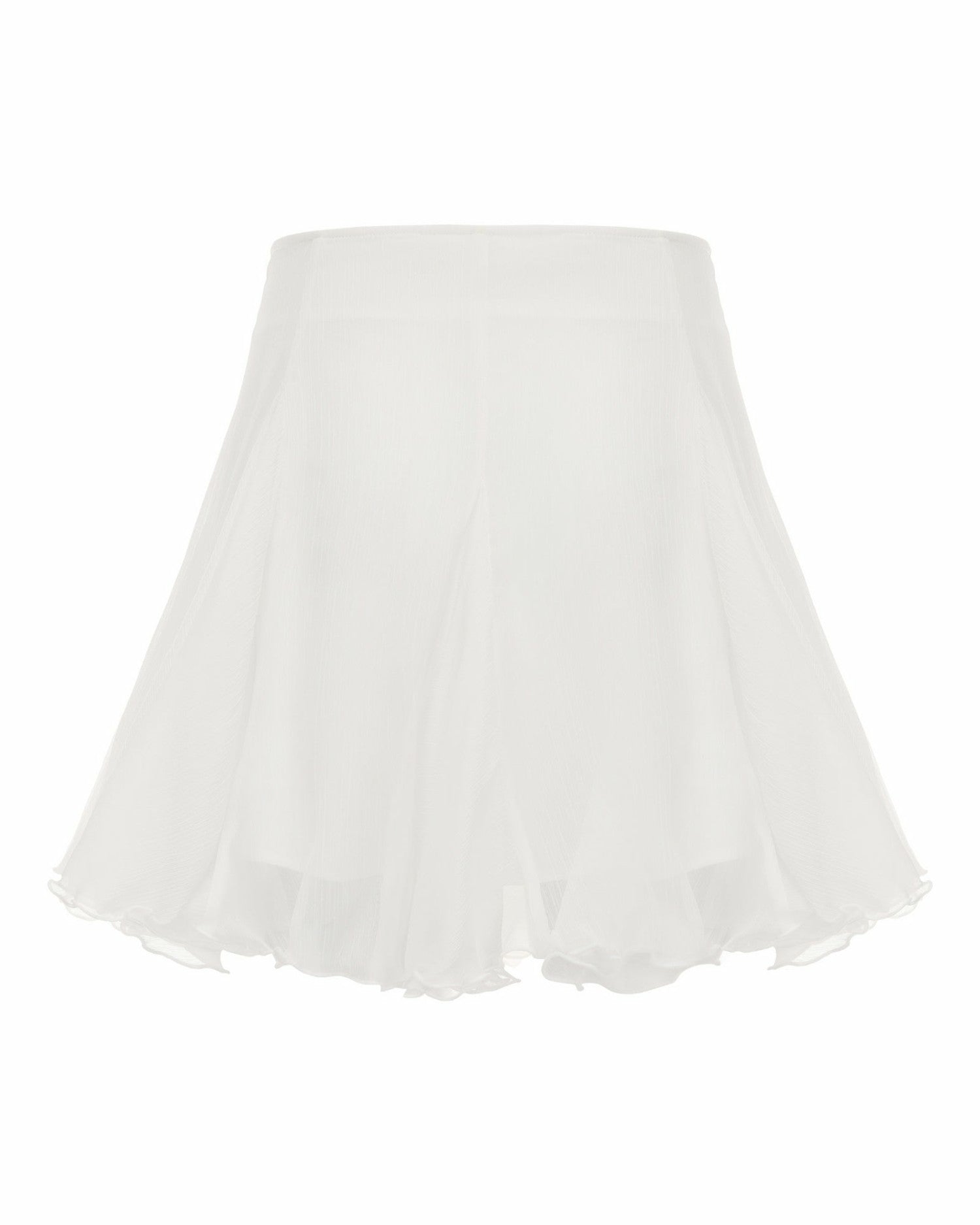 Verena Skirt: White Mini Skirt for Bridal Shower | Nana Jacqueline