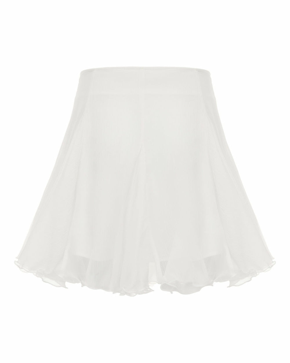 Verena Skirt: White Mini Skirt for Bridal Shower | Nana Jacqueline