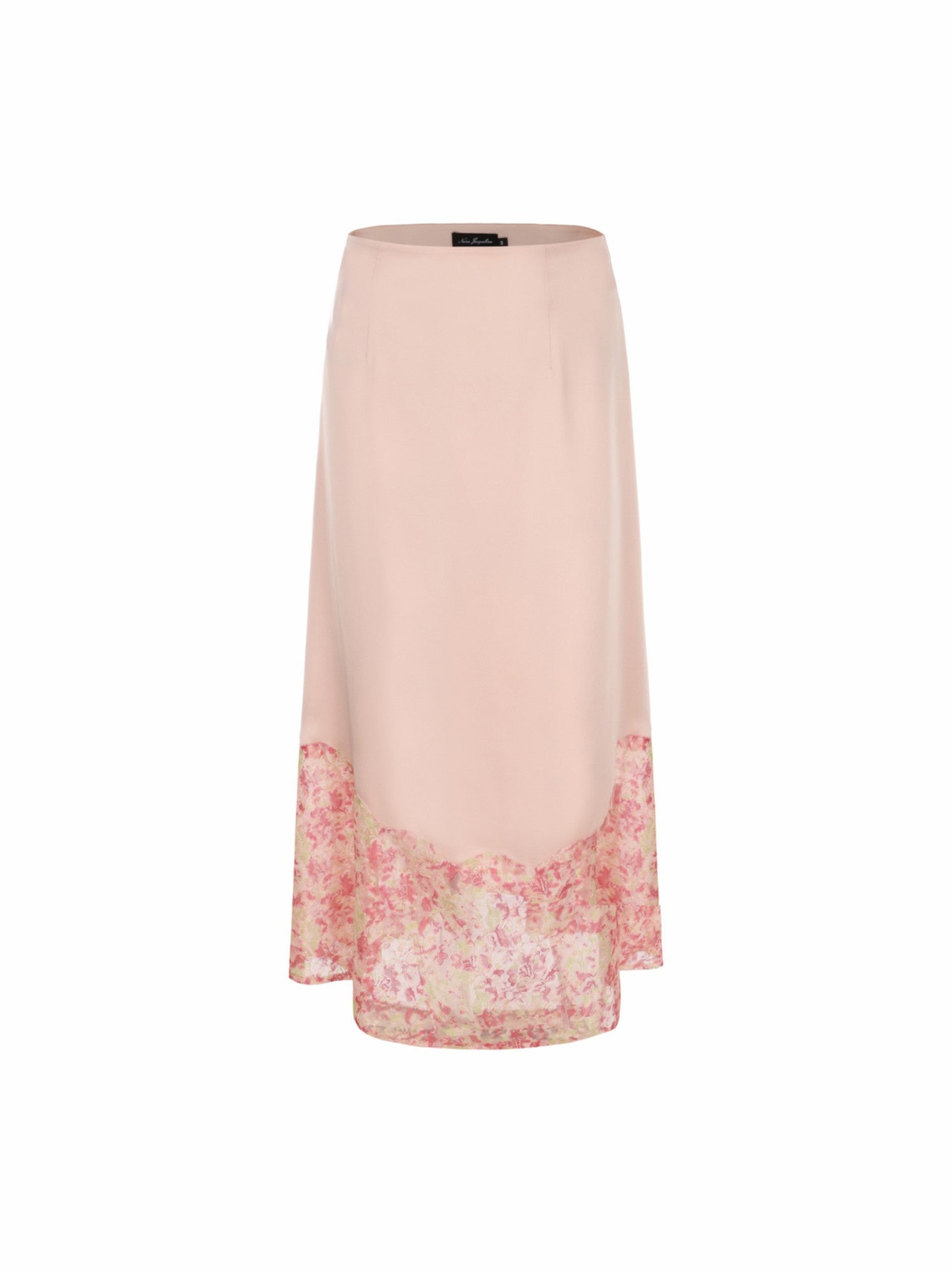Mia Skirt: Pink Midi Skirt for Garden Party | Nana Jacqueline