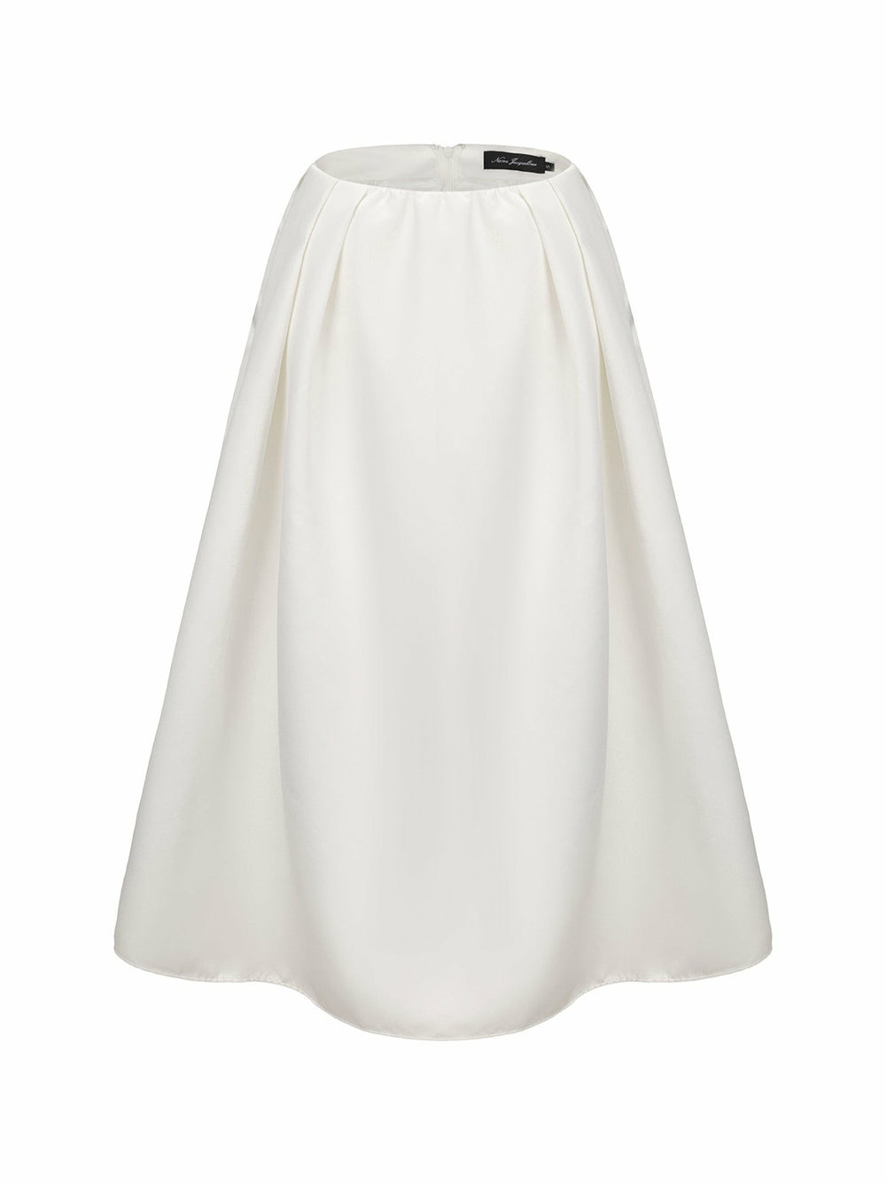 Sadie Skirt: White Midi Skirt for Bridal Shower | Nana Jacqueline