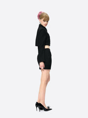 Vanessa Skirt: Black Mini Skirt for Date Night | Nana Jacqueline