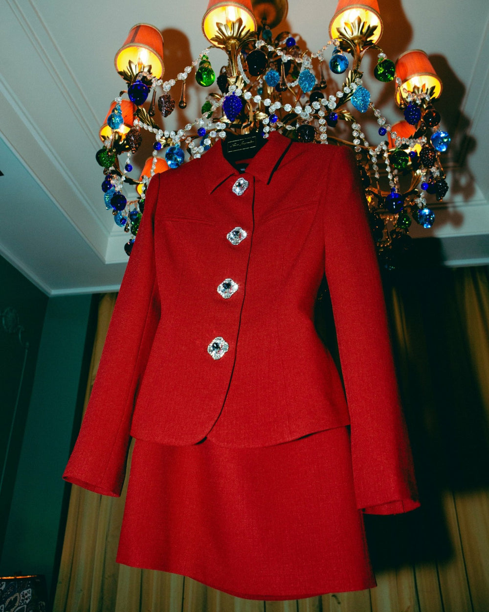 Vanessa Skirt: Red Skirt for Holiday Party | Nana Jacqueline