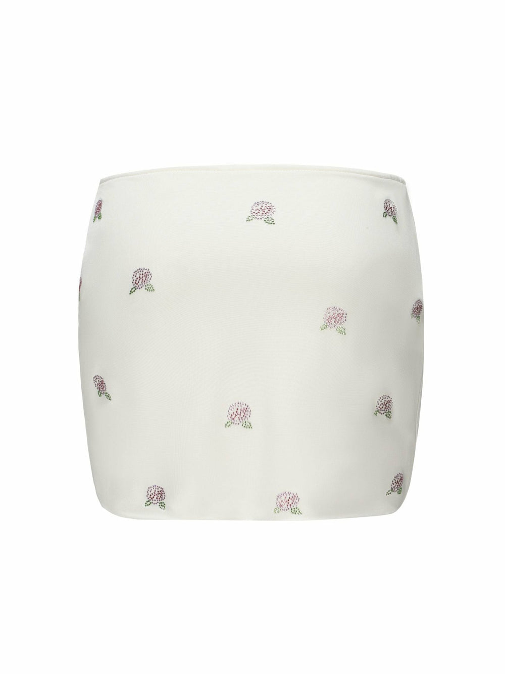 Rosana Embroidered Skirt: White Mini Skirt for Bachelorette | Nana Jacqueline