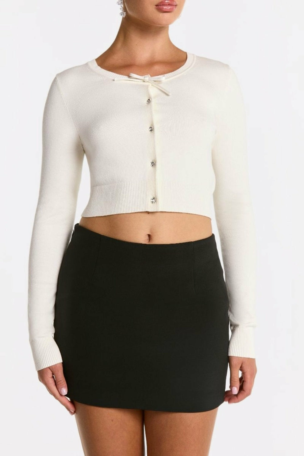 Tiffani Skirt: Black Mini Skirt for Date Night | Nana Jacqueline