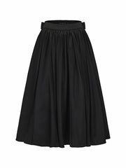 Piper Skirt: Black Midi Skirt for Cocktail Party | Nana Jacqueline